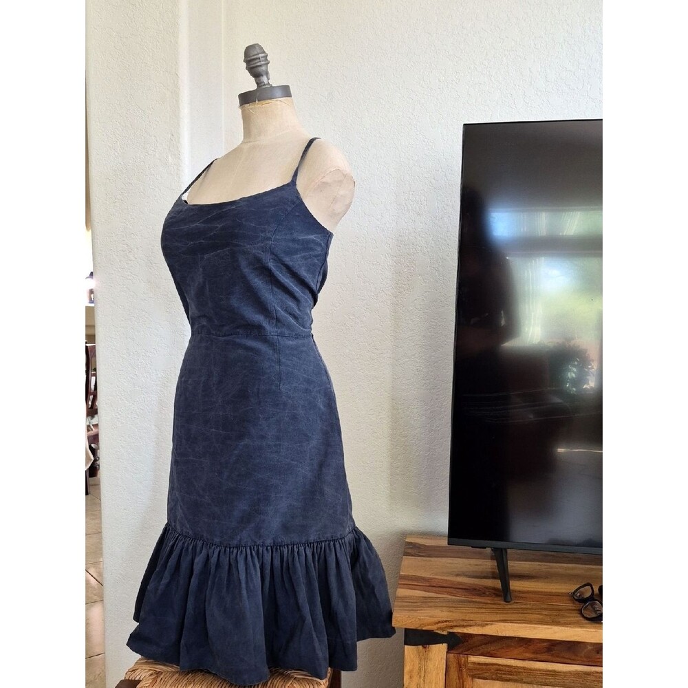 Kate Spade Cotton & Silk Blend, Dress With Flounce Hem